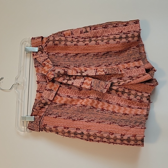 NEW Eva Franco Mila Textured High Waisted Shorts Macedonia 6 - Picture 2 of 16